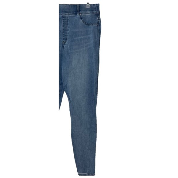 Spanx Skinny Jean-light Vintage Wash Sz 1X Tall - Picture 4 of 14